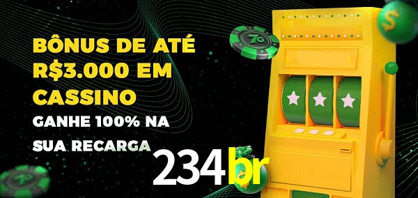 234br melhor bônus de depósito